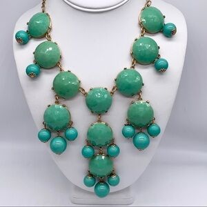 J. Crew Green Bubble Necklace